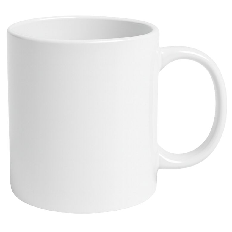 330 ml Plastic sublimation mug (white)